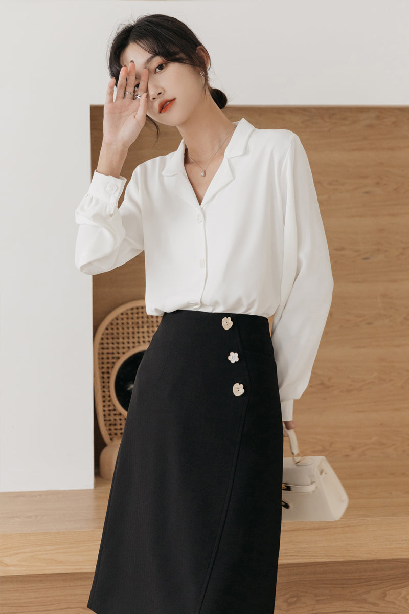 シフォンシャツ
