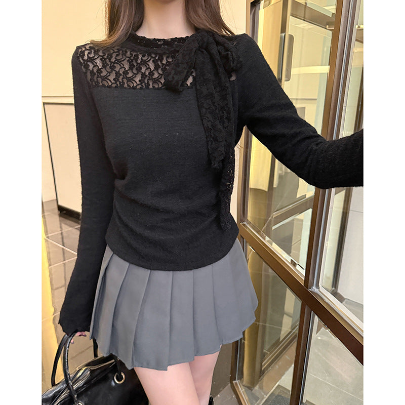 レースリボントップス/トレンド