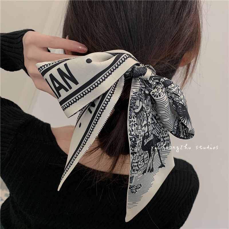 シルクヘアバンド/フランスレトロデザイン