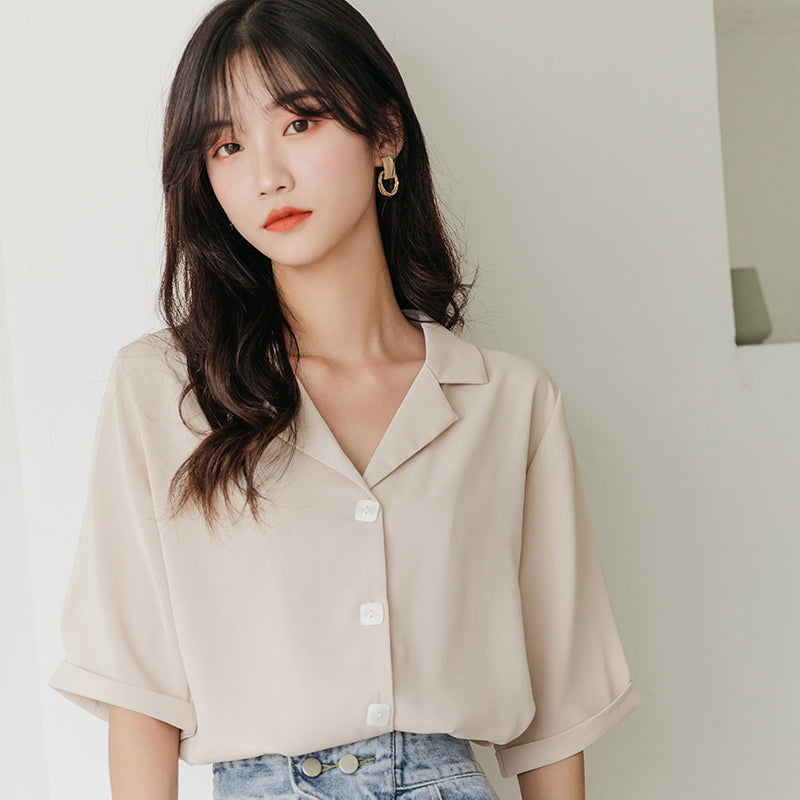 シフォンシャツ