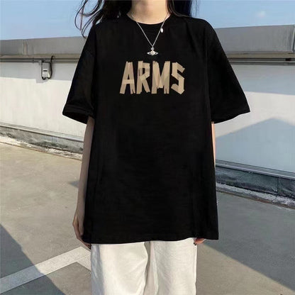 アームズプリントTシャツ/アメカジスタイル